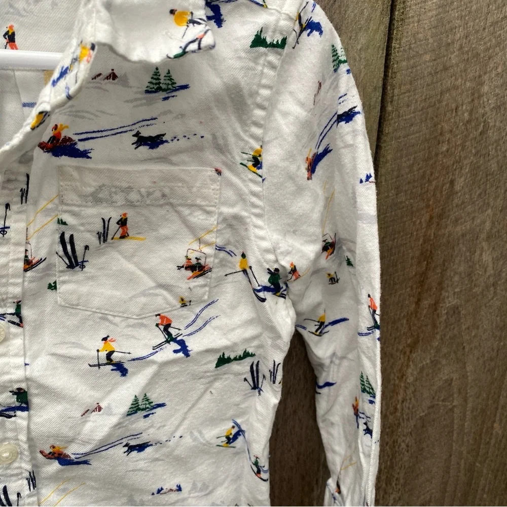 Janie and Jack Ski Brushed Twill Shirt 2T - Picture 5 of 5